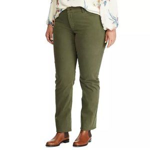 Chaps Straight Slim Pants 24W Short